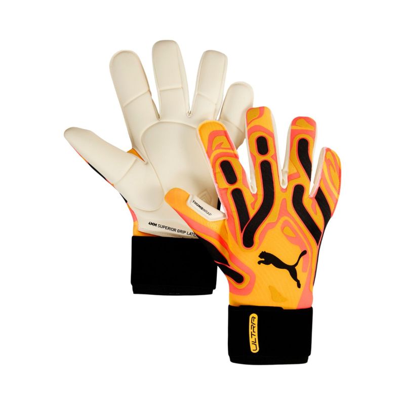 Brankárske rukavice Puma Ultra Ultimate Hybrid Sun 41858 09