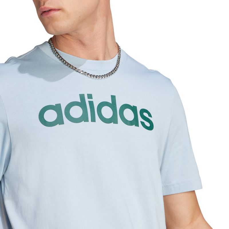 Tričko  adidas Essentials Single Jersey Linear Embroidered Logo Tee M IJ8651