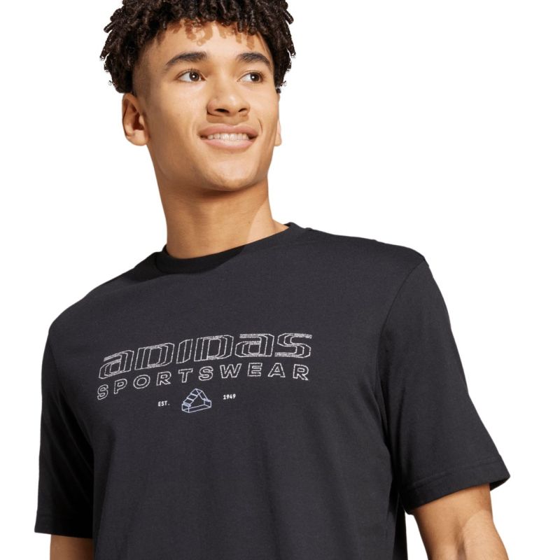 Tričko adidas Tech Linear Graphic M IW2651