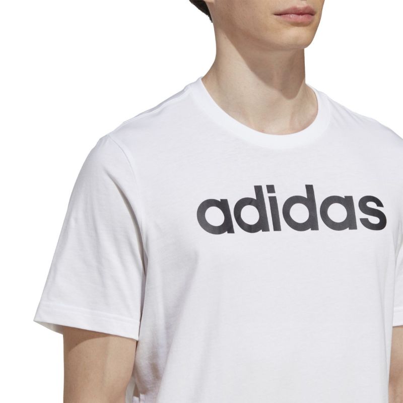 Tričko adidas Essentials Single Jersey Linear Embroidered Logo Tee M IC9276