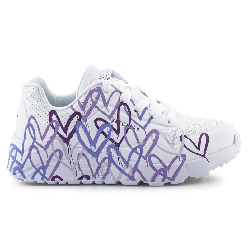 Skechers JGoldcrown: Uno Lite - Spread the Love Jr 314064L-WLPR