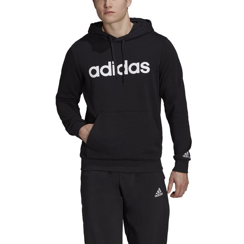 adidas Essentials French Terry Linear Logo Hoodie M GK9064