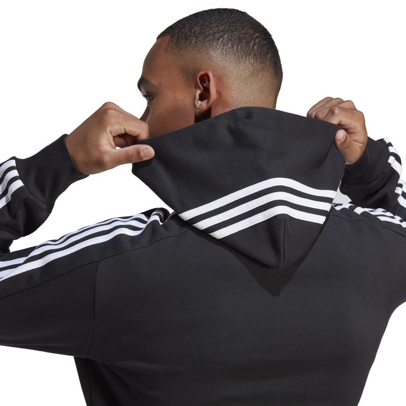adidas Essentials French Terry 3-Stripes Hoodie M IC0435