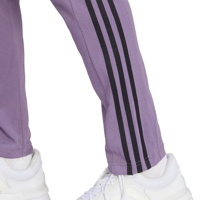 Tepláky adidas Essentials Single Jersey Tapered Open Hem 3-Stripes M IJ8699