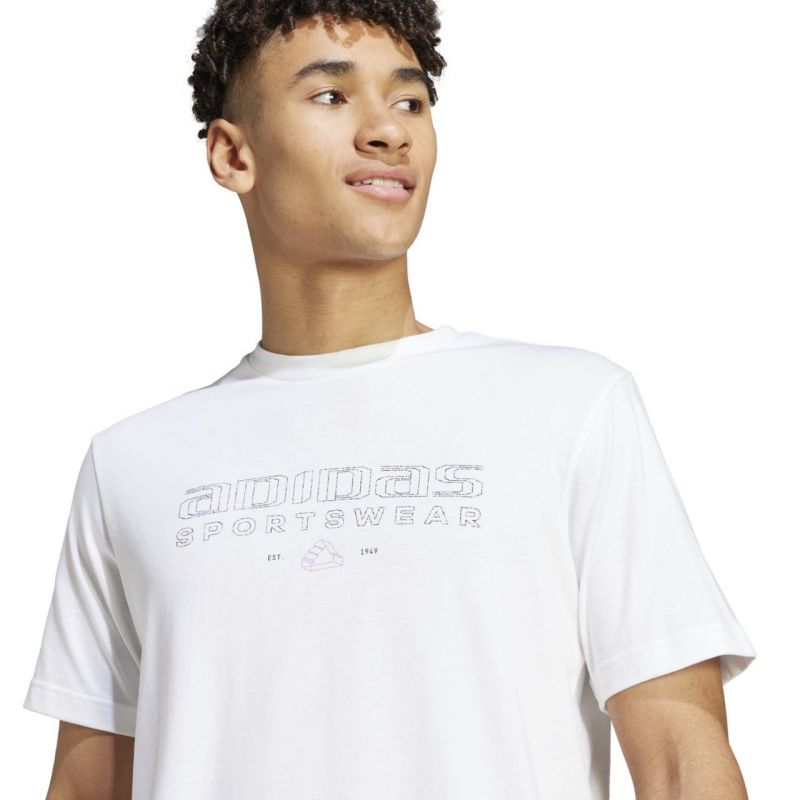 Tričko adidas Tech Linear Graphic M IW2690