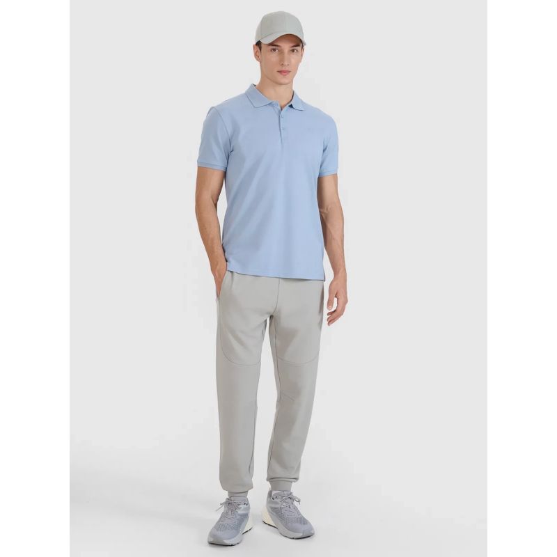 Tričko polo 4F M 4FWSS25TPTSM407-34S