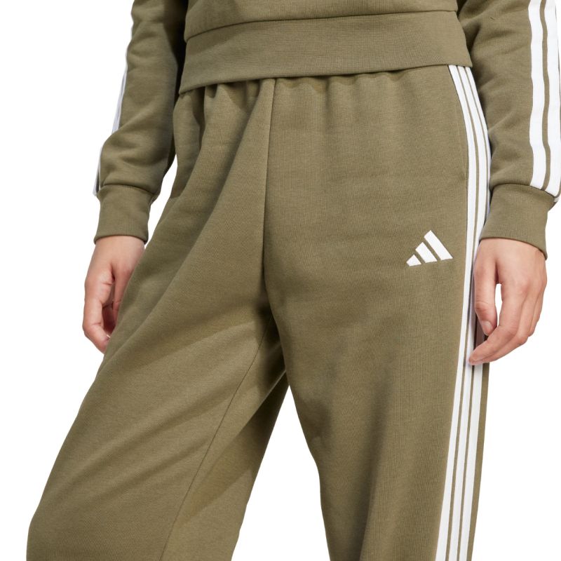 Tepláky adidas Essentials 3-Stripes Fleece Loose-Fit W JX7698