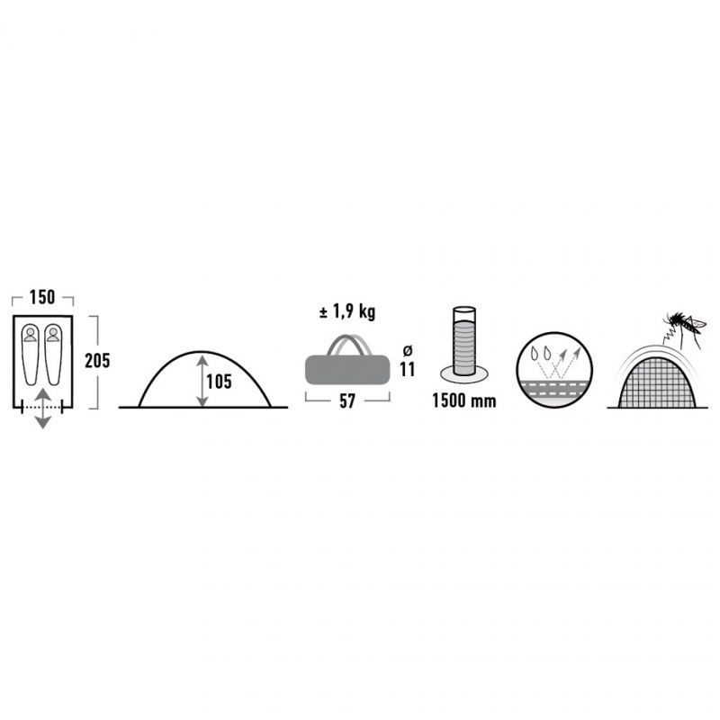 High Peak Monodome 2  10159
