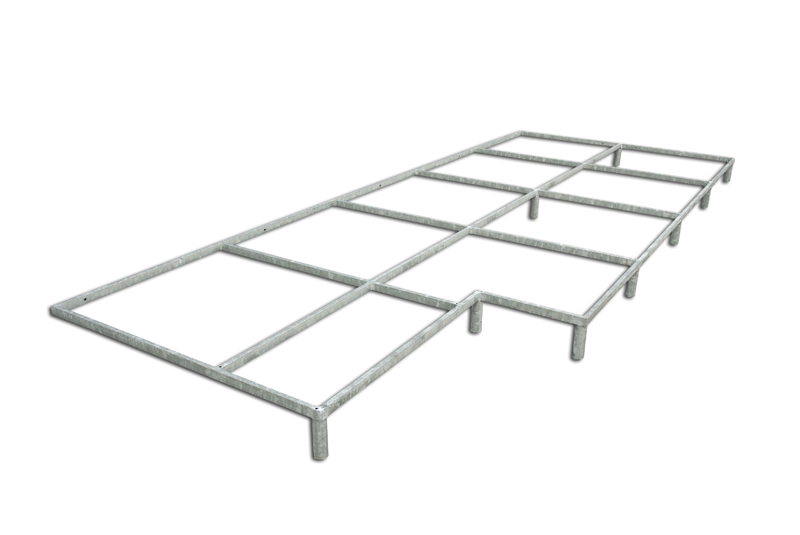 Podperná plošina na pristávanie skoku 