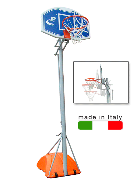 Basketbalový nastaviteľný prenosný kôš S04010