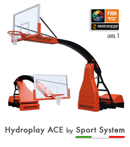 Prenosný basketbalový kôš HYDROPLAY ACE