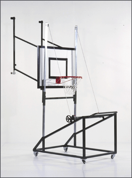 Pár mini basketbalovej konštrukcie