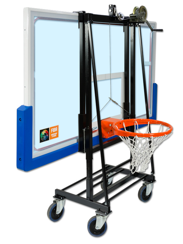 Vozík na basketbalové dosky