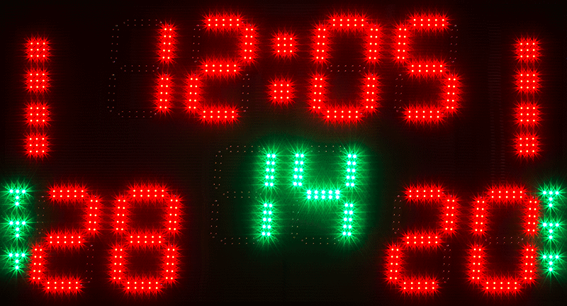 Svetelná tabuľa American football