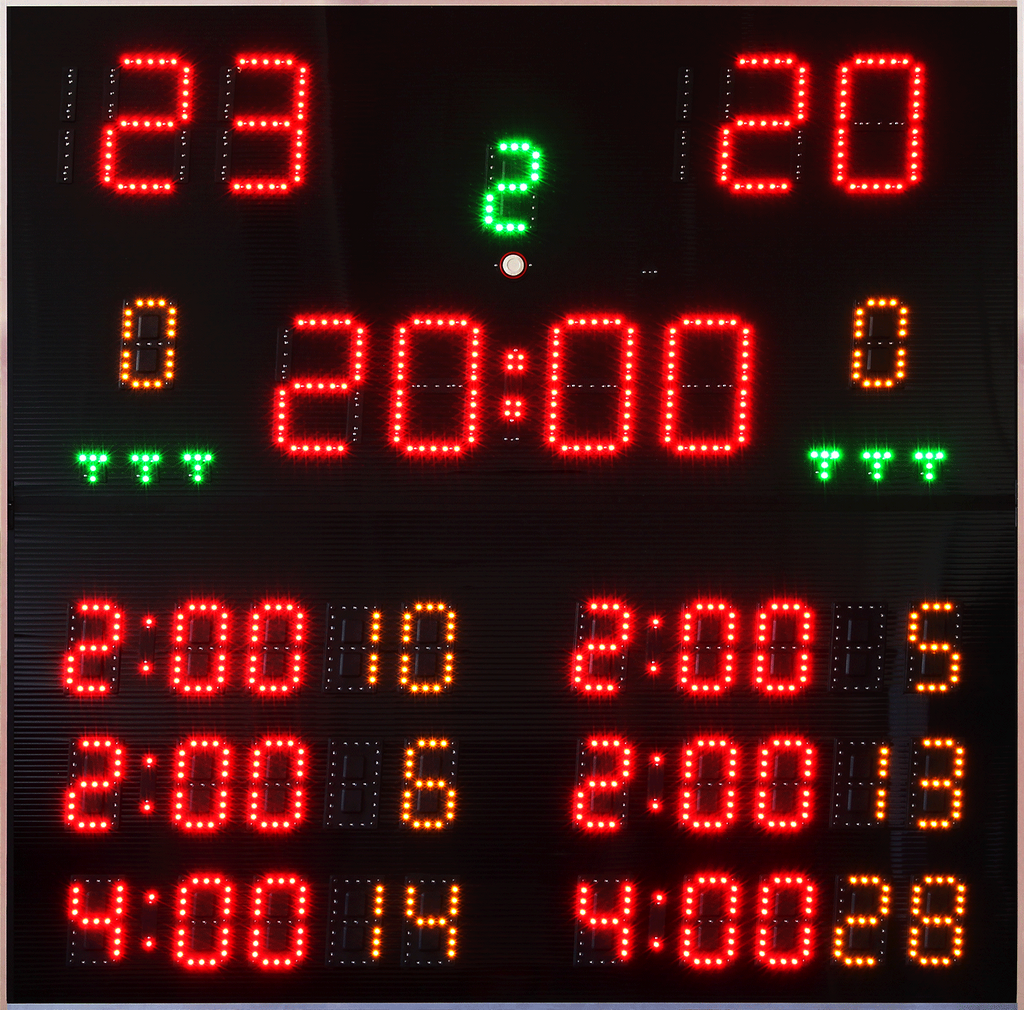 Svetelná tabuľa Multisport international